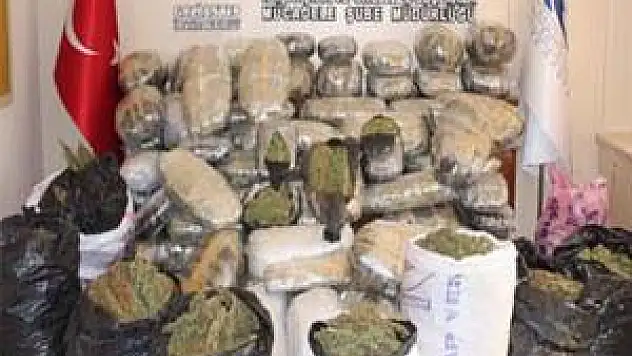 Gaziantep'te 391 kilo esrar yakalandı