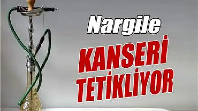 Nargile, kanser ve KOAH riskini artırıyor