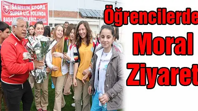 Öğrencilerden Moral Ziyareti