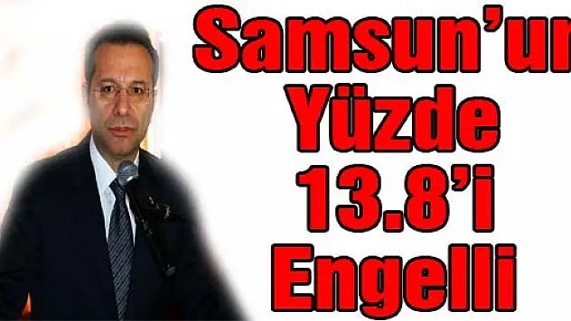 Samsun'un Yüzde 13.8'i Engelli