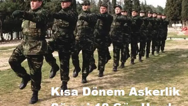 Kısa Dönem Askerlik Süresi 12 Gün Uzadı