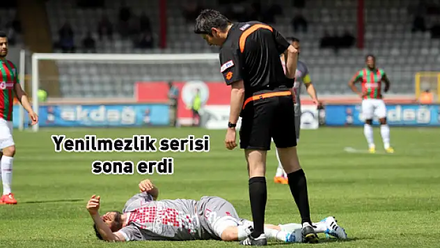 Yenilmezlik serisi sona erdi