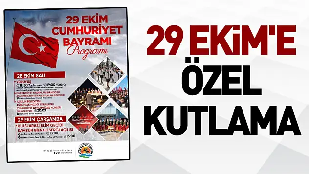 29 Ekim'e özel kutlama
