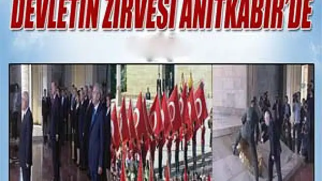 Anıtkabir'de 23 Nisan töreni yapıldı