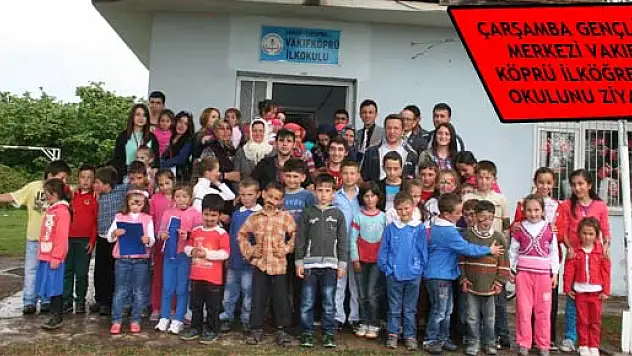 ÇARŞAMBA GENÇLİK MERKEZİ VAKIF KÖPRÜ İLKÖĞRETİM OKULUNU ZİYARET ETTİ...