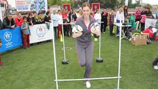 Samsun'da Anneler Yarıştı