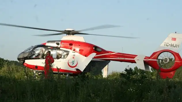 HAVA AMBULANSI 3 YAŞINDAKİ ÇOCUK İÇİN HAVALANDI