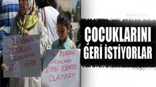 Ailelerden PKK'ya tepki