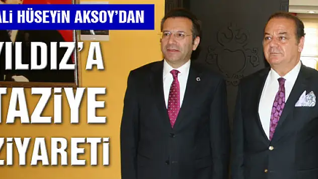 Vali Aksoy'dan Başsağlığı Ziyareti