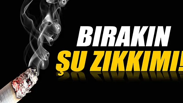 Yeşilay'dan sigara tiryakilerine uyarı: 'Bırakın şu zıkkımı'