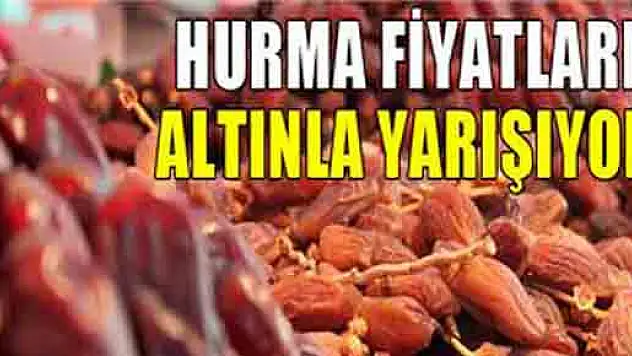 Hurma fiyatları altınla yarışıyor