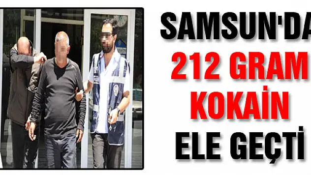SAMSUN'DA 212 GRAM KOKAİN ELE GEÇTİ: 3 GÖZALTI