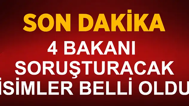 64 Gün Sonra Soruşturma Komisyonu Üyeleri Belirlendi