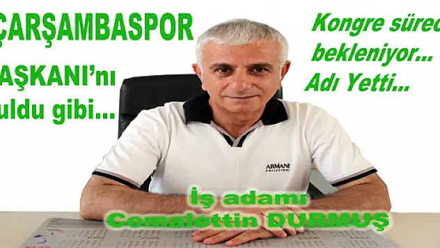 Çarşamba spor'da başkan belli gibi