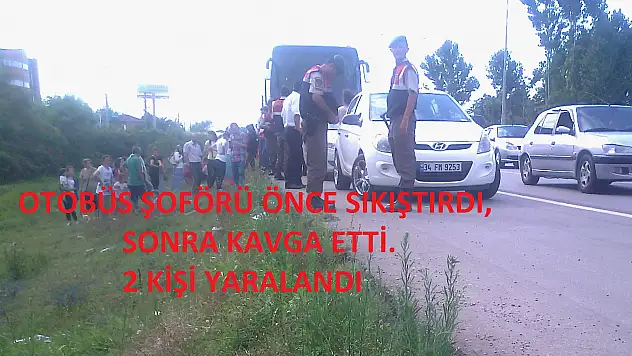 sıkıştırma bahanesi kavgaya döndü.2 YARALI...