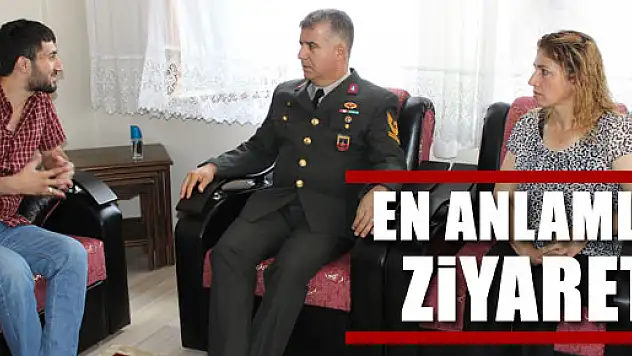 JANDARMADAN GAZİYE BAYRAM ZİYARETİ