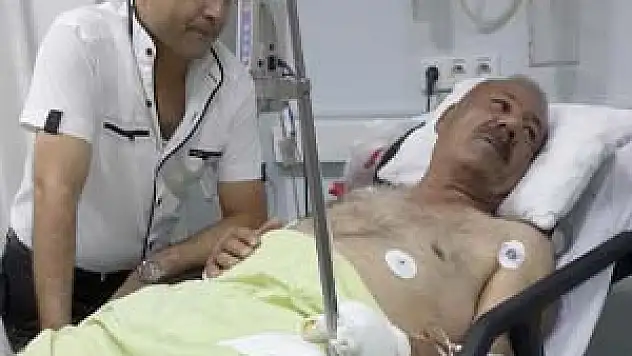 ELEKTRİK AKIMINA KAPILAN ESNAFIN İMDADINA AMBULANS HELİKOPTER YETİŞTİ