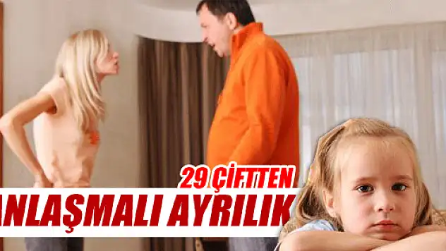 Samsun'da 29 Anlaşmalı Boşanma Tespit Edildi