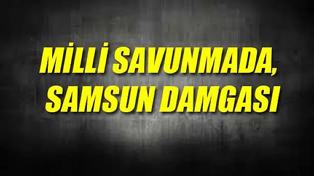 MİLLİ SAVUNMADA, SAMSUN DAMGASI