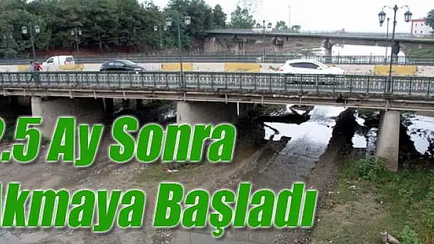 2.5 Ay Sonra Akmaya Başladı