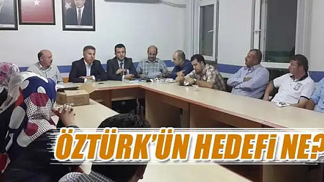 Fatih Öztürk'ün hedefi ne?