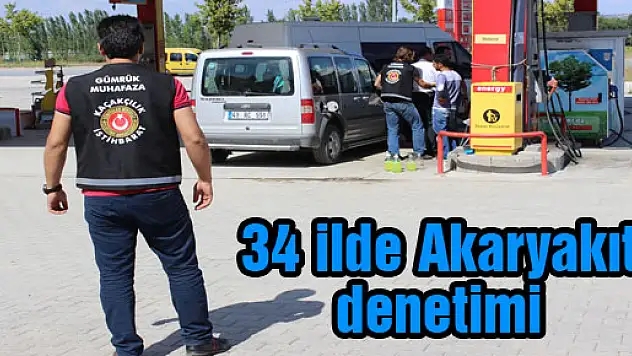 34 ilde Akaryakıt denetimi