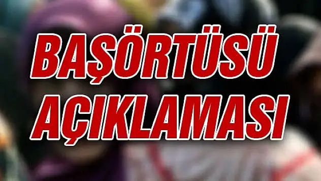Nabi Avcı'dan başörtüsü açıklaması