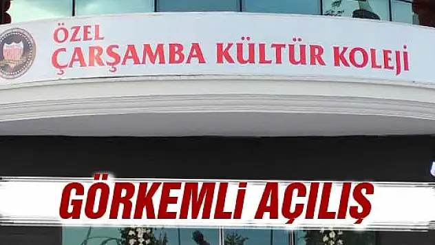 Çarşamba Kültür Koleji'nden Muhteşem açılış