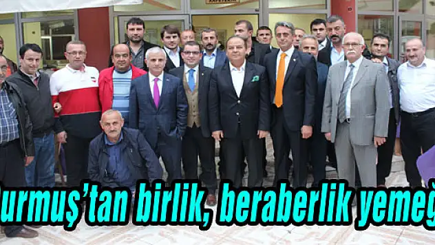 Durmuş'tan birlik, beraberlik yemeği
