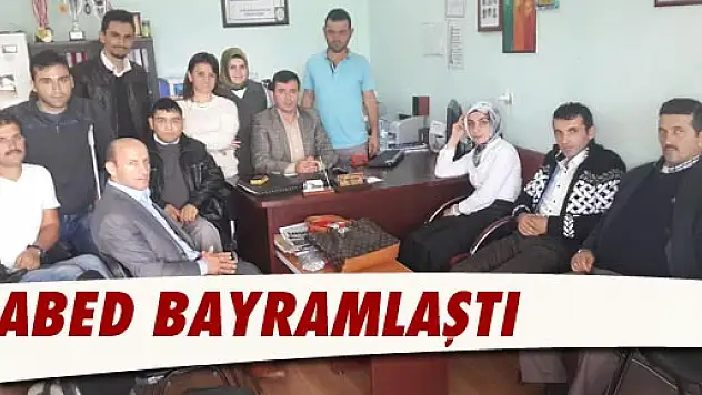 ÇABED'de coşkulu bayramlaşma