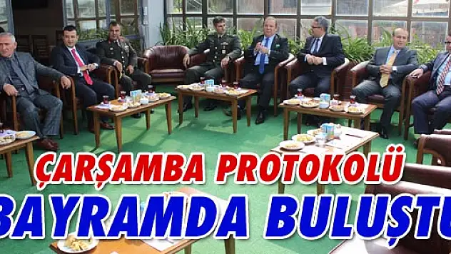 ÇARŞAMBA PROTOKOLÜ BAYRAMLAŞTI