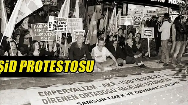 Samsun'da IŞİD Protestosu