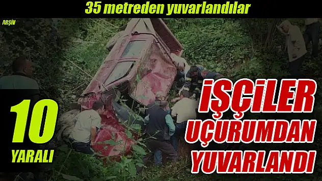 AYVACIK'TA TRAFİK KAZASI: 10 YARALI…