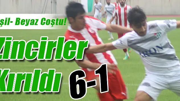 YAĞMUR OLDU YAĞDI: 6-1  