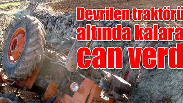 SAMSUN'DA TRAKTÖR DEVRİLDİ: 1 ÖLÜ
