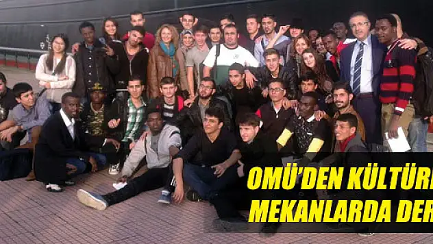 OMÜ-Türkçe'den Kültürel Mekanlarda Ders