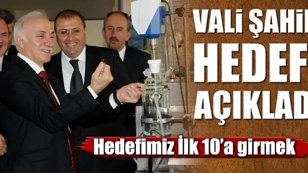 'HEDEFİMİZ İLK 10 ÜLKE'