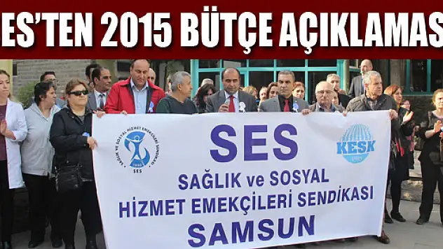 SES'TEN 2015 BÜTÇE AÇIKLAMASI