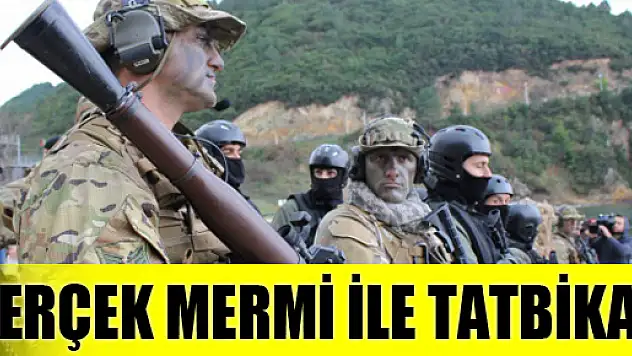 Gerçek mermiyle tatbikat