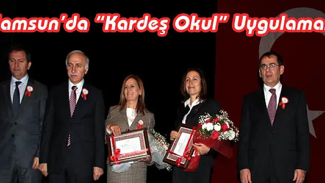 Samsun'da 'Kardeş Okul' Uygulaması