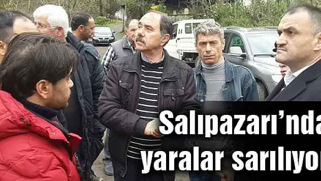 Salıpazarı'nda yaralar sarılıyor