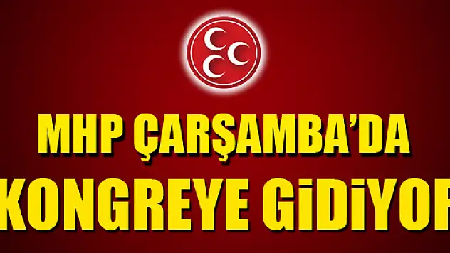 MHP KONGREYE GİDİYOR