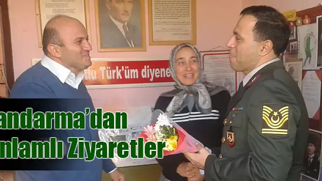 Jandarma'dan anlamlı ziyaretler