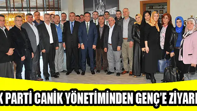 AK PARTİ CANİK YÖNETİMİNDEN GENÇ'E ZİYARET