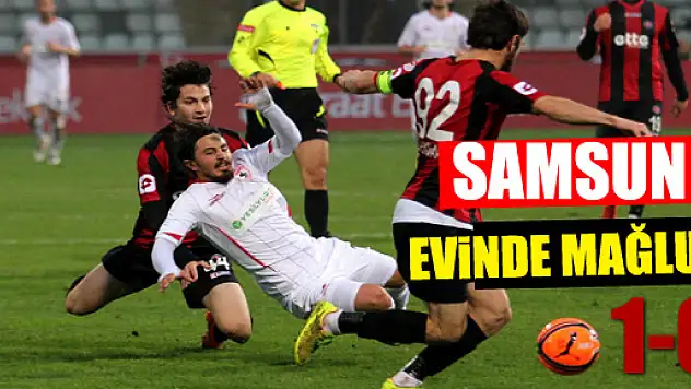 Samsunspor Evinde Mağlup!