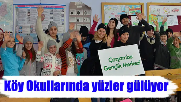 Köy Okullarında yüzler gülüyor