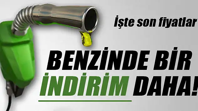 Benzinde indirim