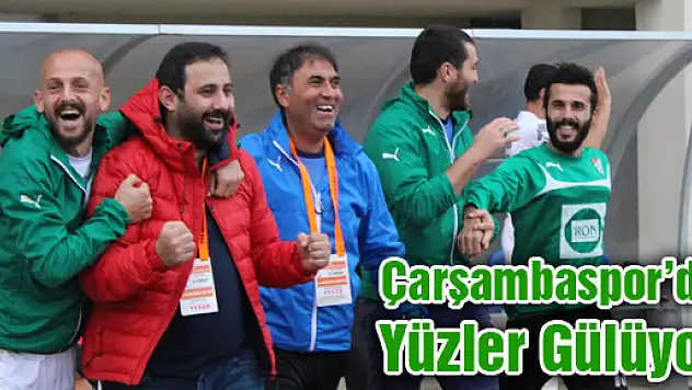Çarşambaspor'da Yüzler Gülüyor