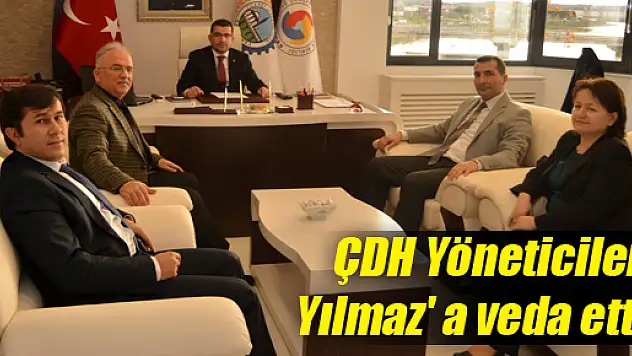 ÇDH Yöneticileri Yılmaz' a veda etti