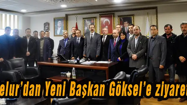 Belur'dan Yeni Başkan Göksel'e ziyaret